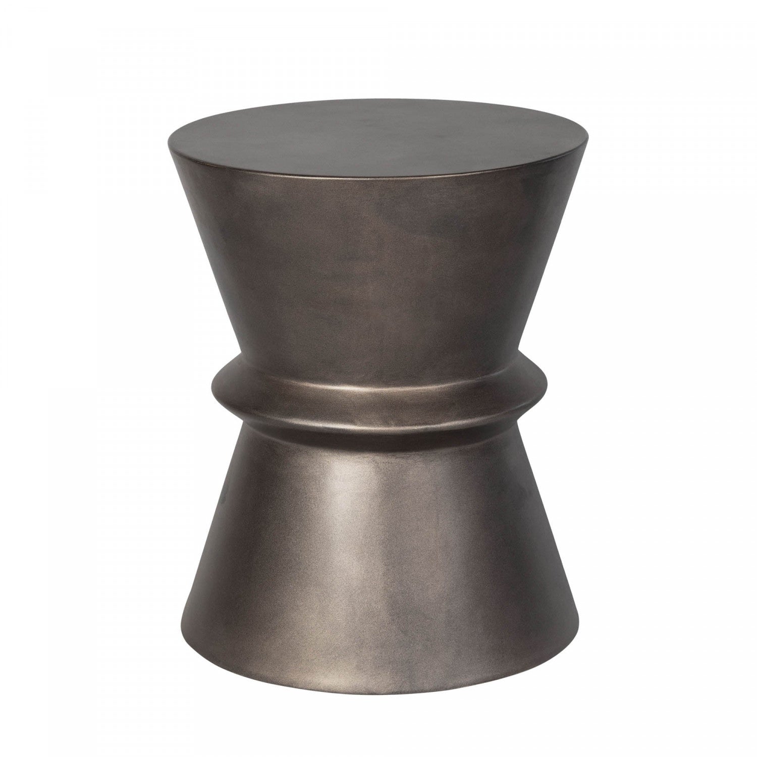 Gavrin Hourglass Side Table - Bronze