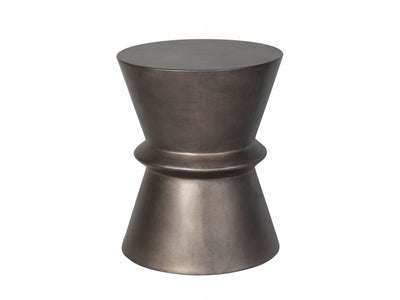 Gavrin Hourglass Side Table - Bronze