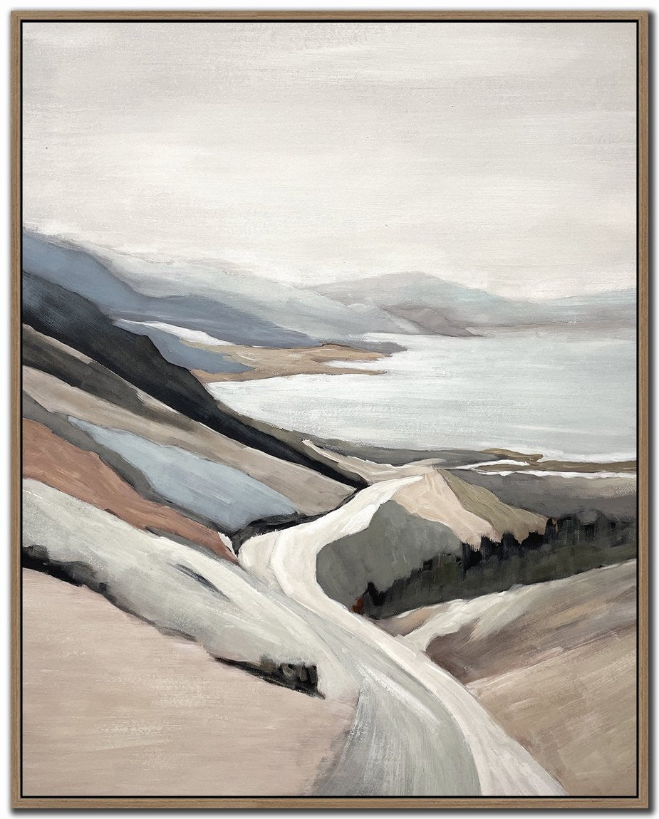 Soft Horizons I Wall Art - Multi-Colour - 30 X 24