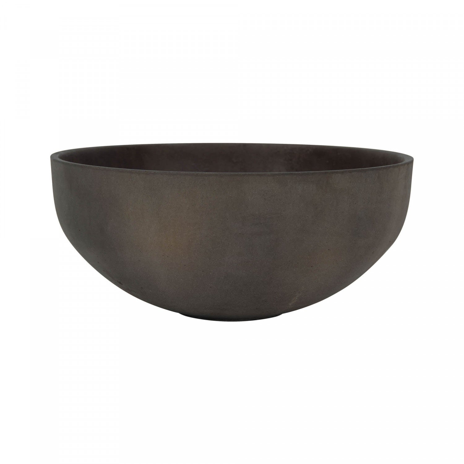 Heartholm Tapered Bowl Planter - Rustic Brown