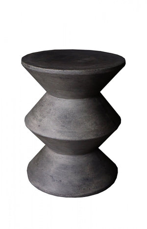 Gavrin Inverted Side Table - Dark Grey