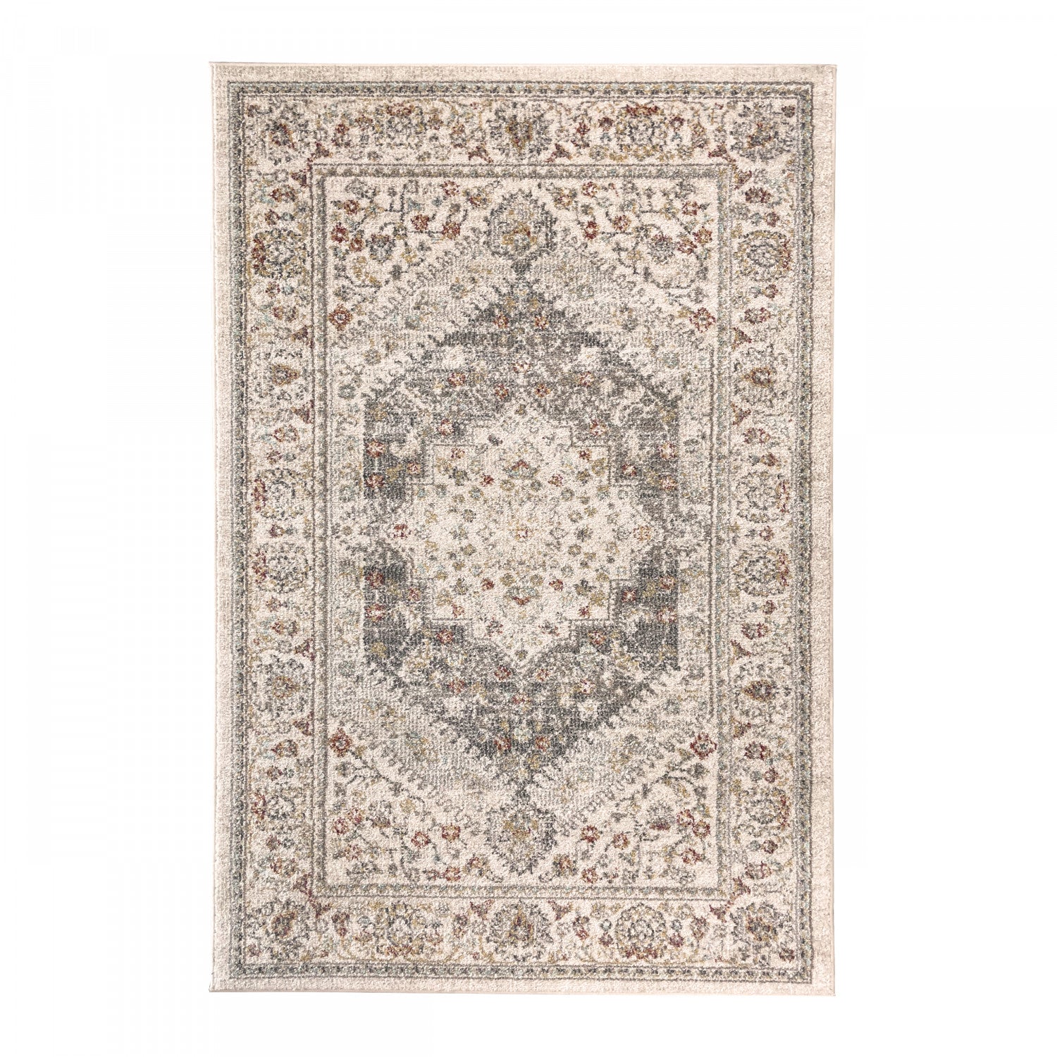 Cubana Bordered Rug - 5' x 8' - Multi-Colour