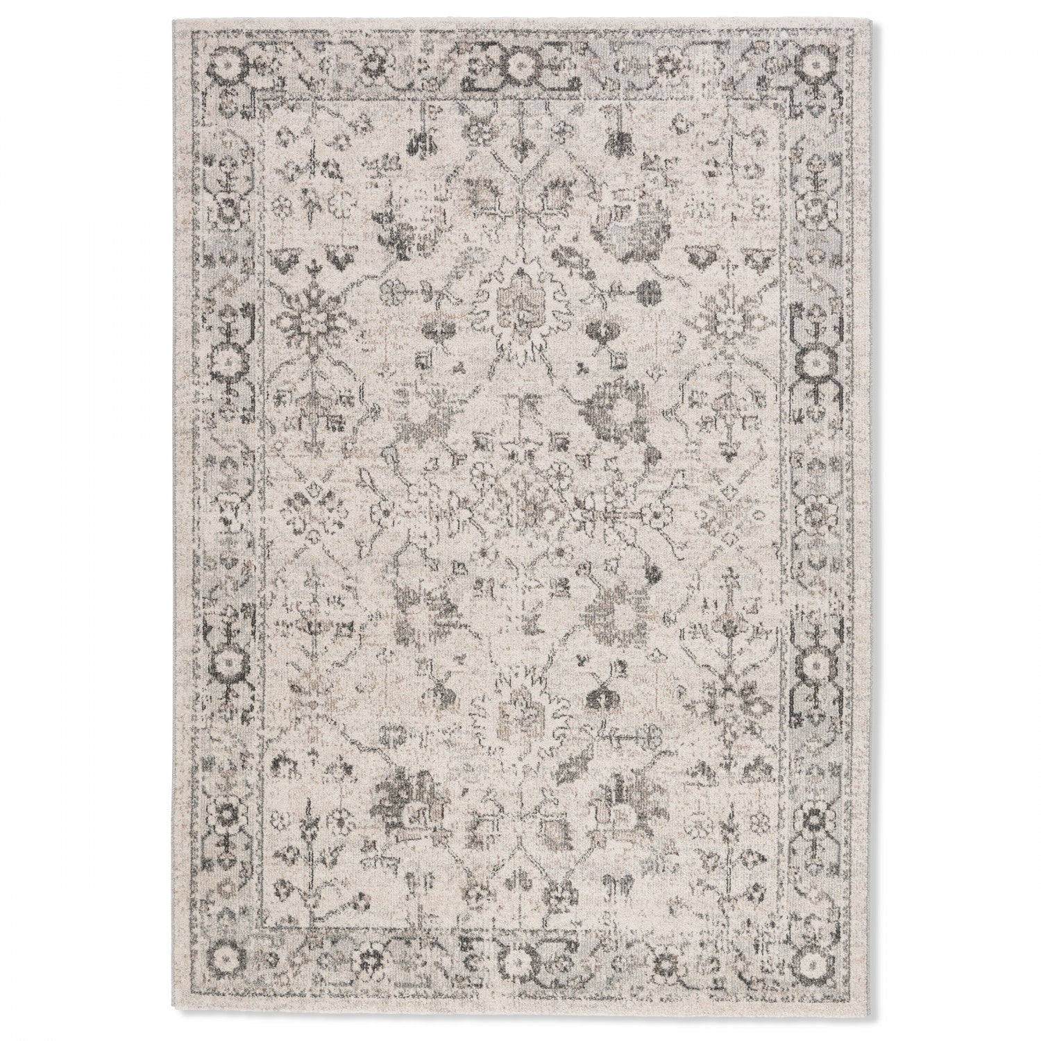 Cubana Traditional Rug - 5' x 8' - Espresso/Grey