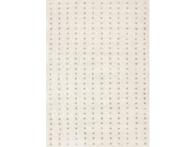 Palmer Casual Contemporary Speckled Area Rug - White Grey - 7' X 10'