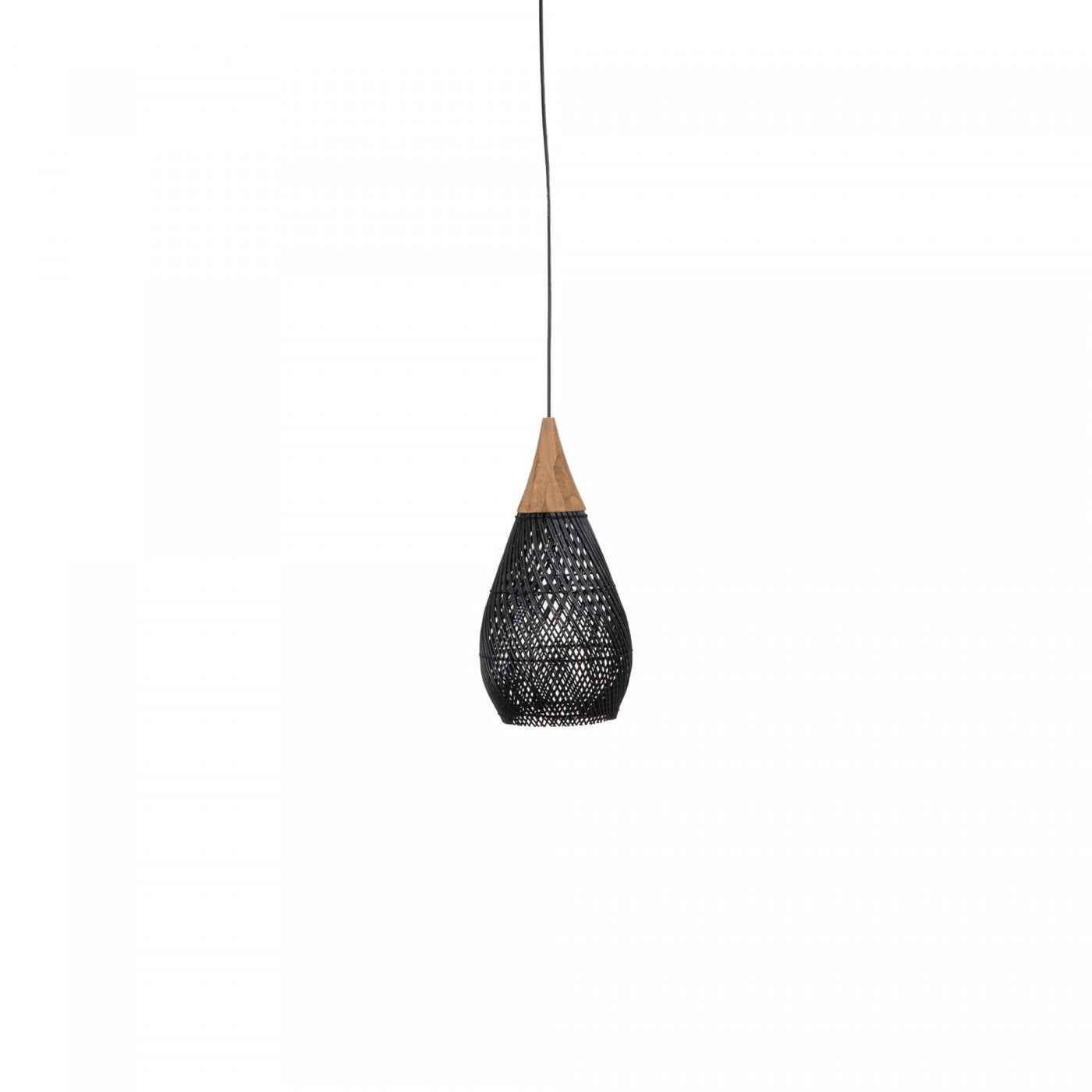 Bayan Horn Pendant Small - Black