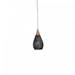 Bayan Horn Pendant Small - Black