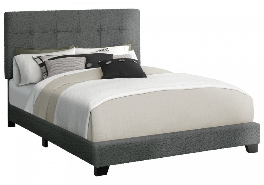 Gwendolyn Queen Bed - Dark Grey
