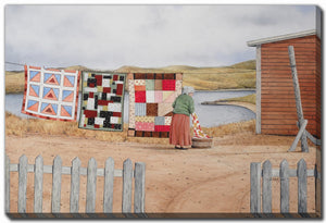 Threads of Home Wall Art - Brown/Neutral - 22 X 28