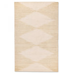 Morris Diamonds Rug - 6' x 9' - Soft Cream