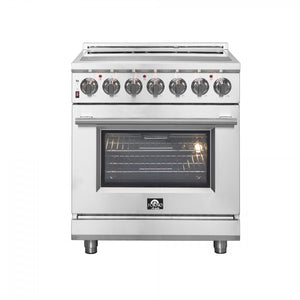 Forno Massimo 30" Stainless Steel Freestanding Electric Range With True Convection And Air Fry (4.32 Cu. Ft.) - FFSEL6020-30