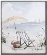 Seaside Stroll I Art - Blue/White - 24 X 20