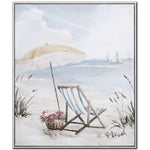 Seaside Stroll I Art - Blue/White - 24 X 20