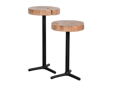 Eberlinn Martini Tables - Brown - Set of Two