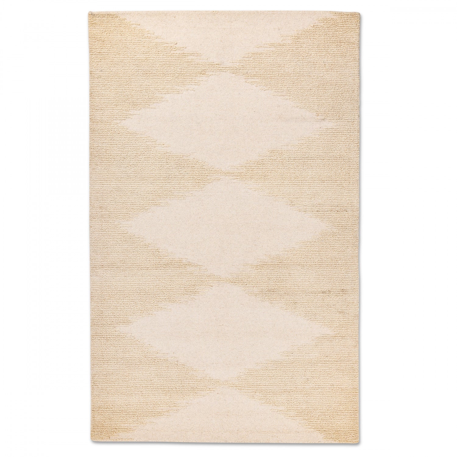 Morris Diamonds Rug - 9' x 12' - Soft Cream
