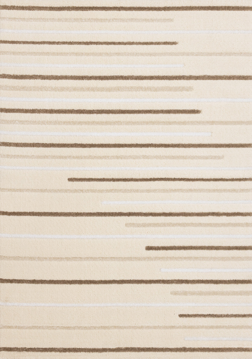 Sasha Soft Modern Lines Area Rug - Cream - 5' X 8'