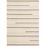 Sasha Soft Modern Lines Area Rug - Cream - 5' X 8'