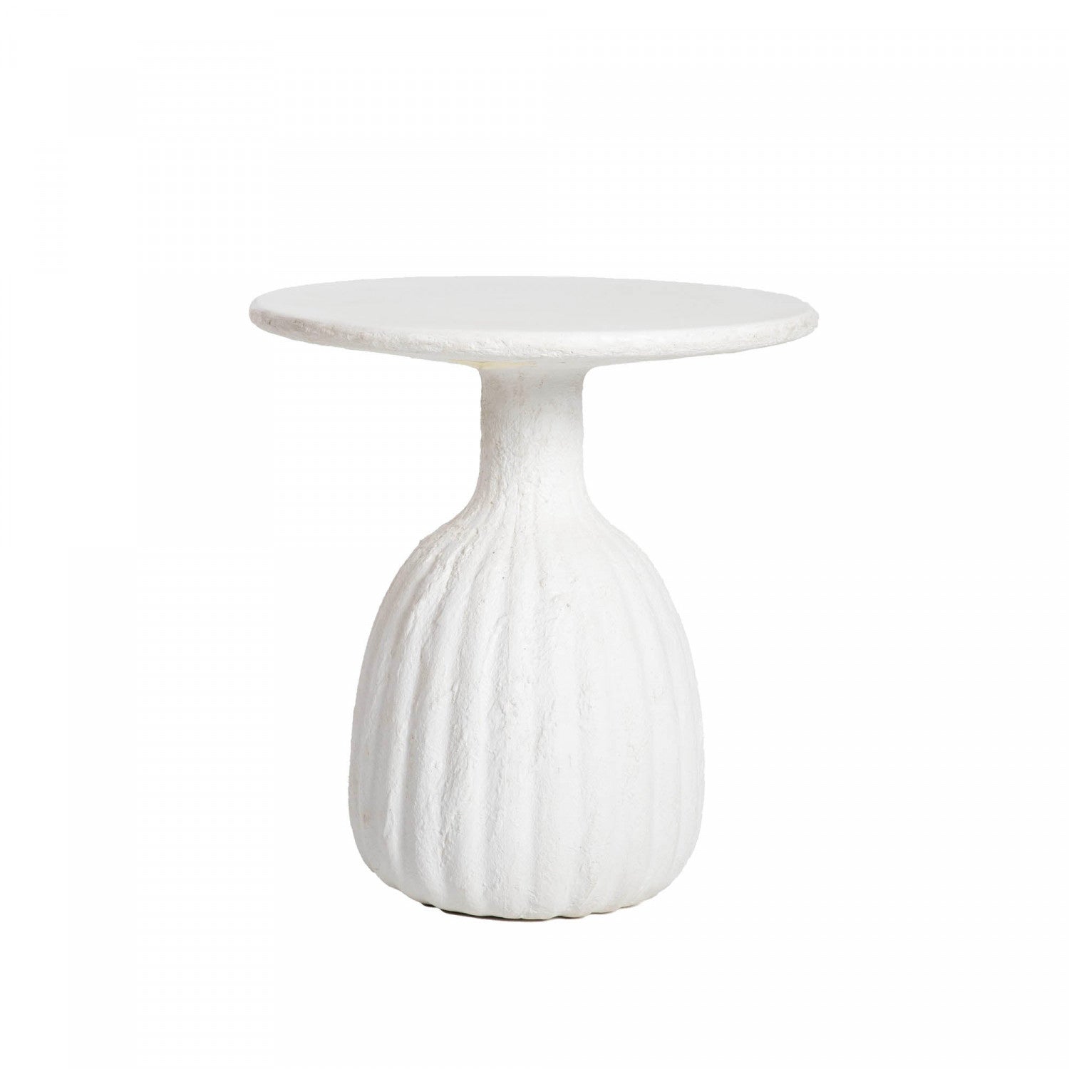 Iselyn Low Side Table - White