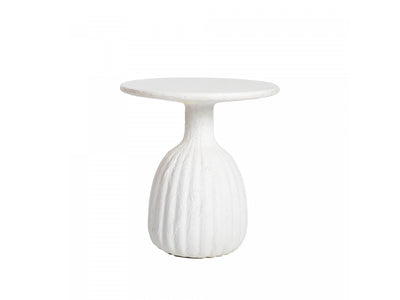 Iselyn Low Side Table - White