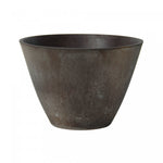 Heartholm Conical Bowl Planter - Rustic Brown