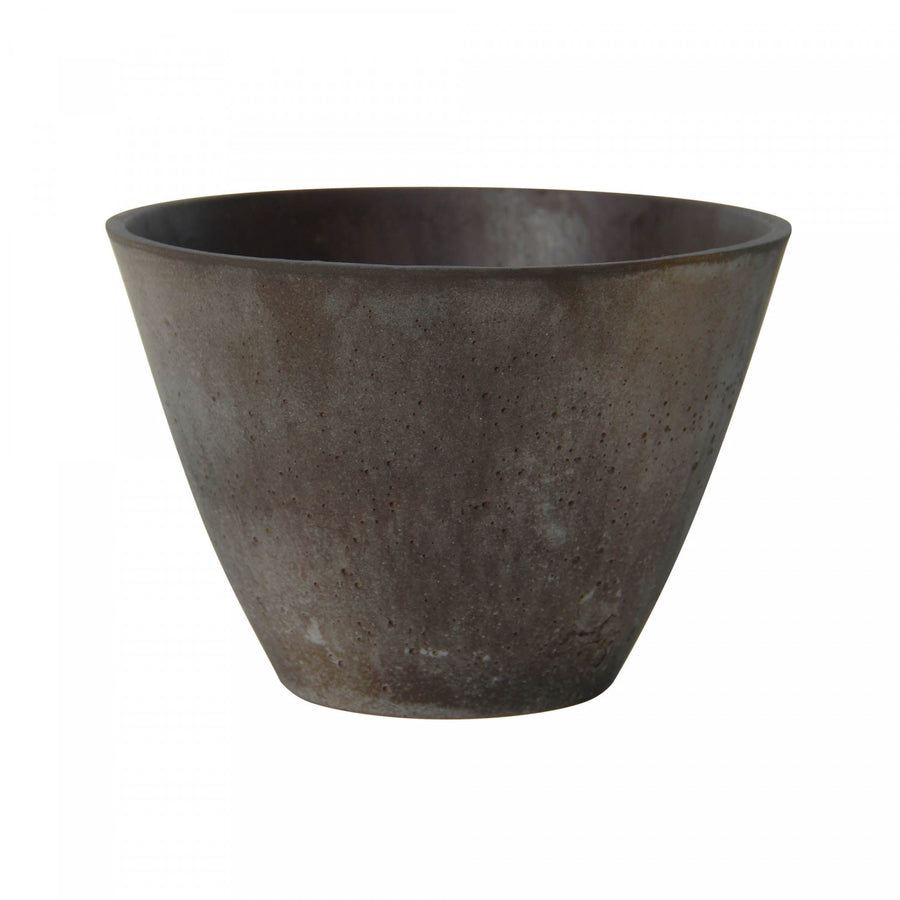 Heartholm Conical Bowl Planter - Rustic Brown