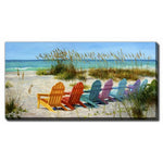 Beach Day Bliss Wall Art - Multi-Colour - 10 X 20