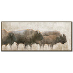 Prairie Giants Wall Art - Brown/Beige - 30 X 72