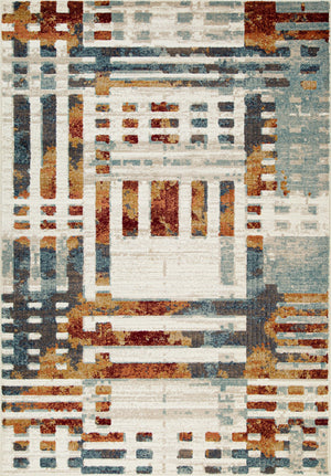 Soleil 7' X 9' Area Rug - Cream/Grey/Brown