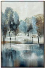Stillness in Blue I Wall Art - Blue - 45 X 30