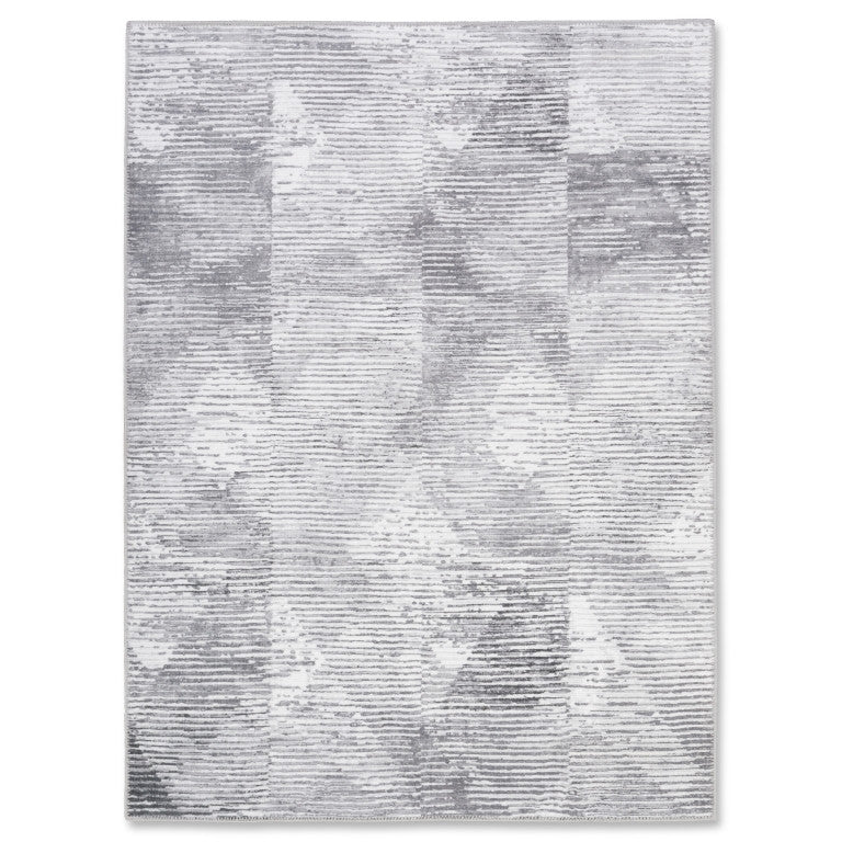 Aura Geometric Rug - 8' x 10' - Black/Grey