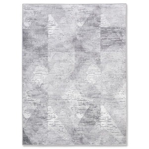 Aura Geometric Rug - 8' x 10' - Black/Grey