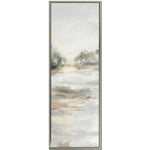 Pastel Reflections I Wall Art - Grey/Beige - 48 X 16