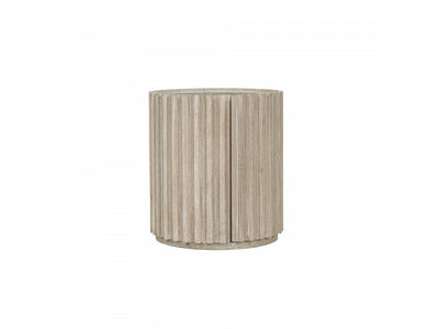 Humbach Side Table - White Washed Natural