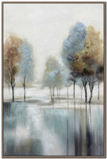 Stillness in Blue II Wall Art - Blue - 45 X 30