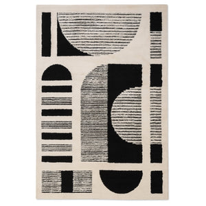 Sherpa Shapes Rug - 6' x 9' - White