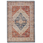 Salsa Medallion Outdoor Rug - 5' x 7' - Red/Blue
