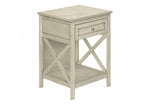 Deanne Side Table - White