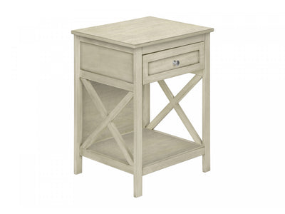 Deanne Side Table - White