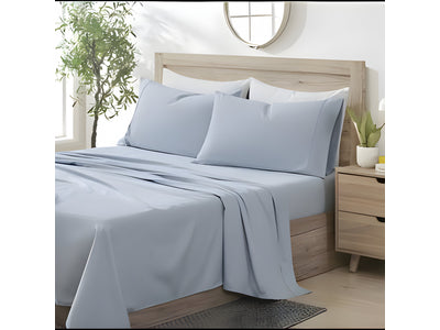 Kindle 100% Organic Cotton Twin Sheet Set - Sky Blue