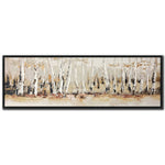 Silent Trunks Wall Art - Gold/Ivory - 20 X 60