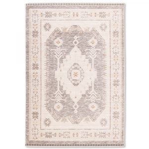 Poetic Classic Rug - 9' x 12' - Antique White/Brown