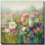 Vibrant Nature Blooms Wall Art - Multi-Colour - 30 X 30