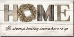 Welcome Home Wall Art - Brown/Beige - 30 X 60