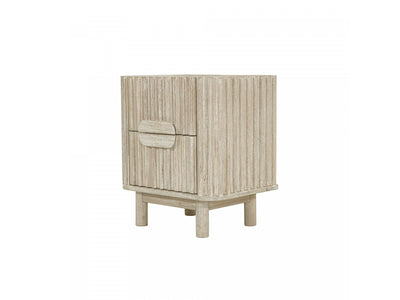 Humbach Night Table - White Washed Natural