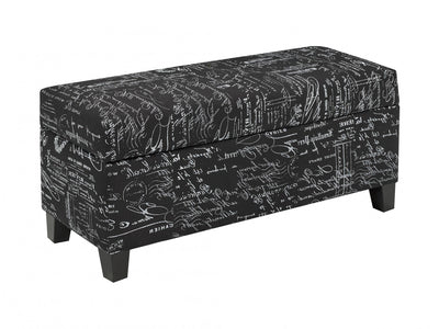India Ottoman - Black