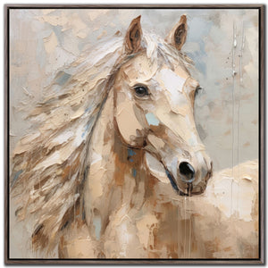 Majesty in Motion Wall Art - Beige - 32 X 32