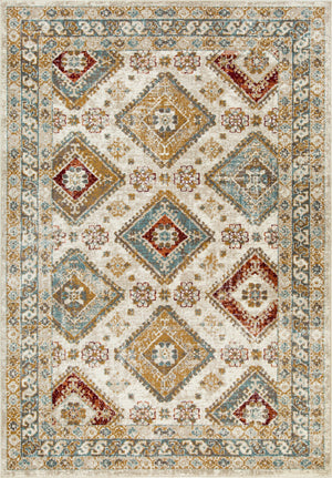Maisha 5' X 8' Area Rug - Cream/Grey/Taupe