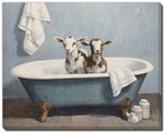 Goat Soak II Wall Art - Blue/Brown - 24 X 30