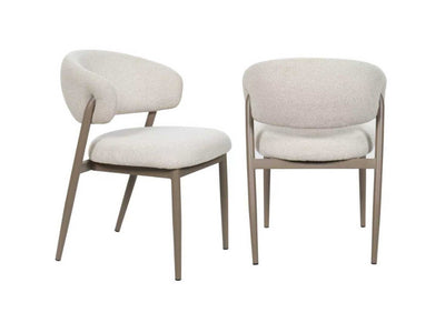 Abbott Dining Chair - Soft Grey - Set of Two