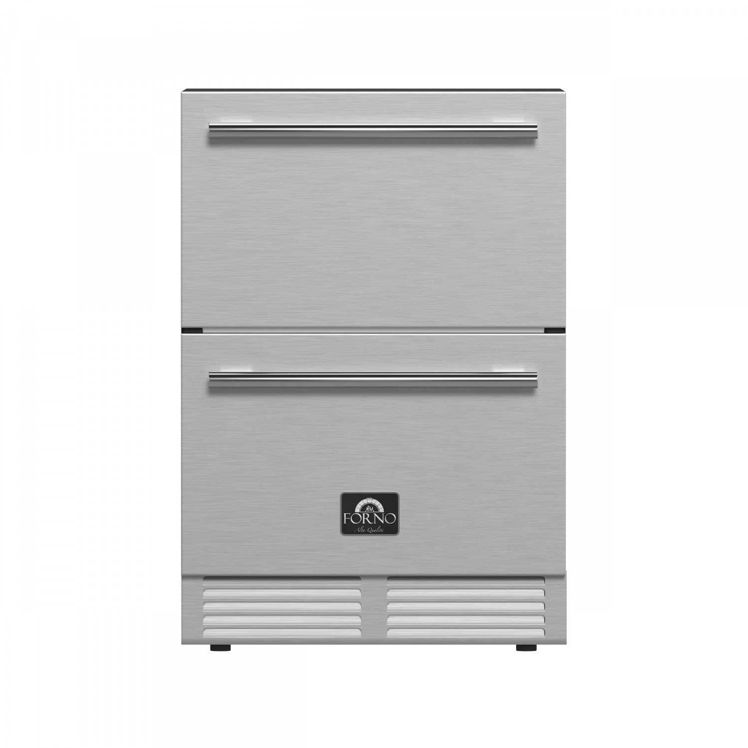 Forno Cosenza Stainless Steel 24" Built-in Undercounter Indoor/Outdoor Drawer Freezer with Ice Maker (4.69 Cu. Ft.) - FDRBI1838-24S