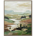 Winding Valley I Wall Art - Green - 30 X 24